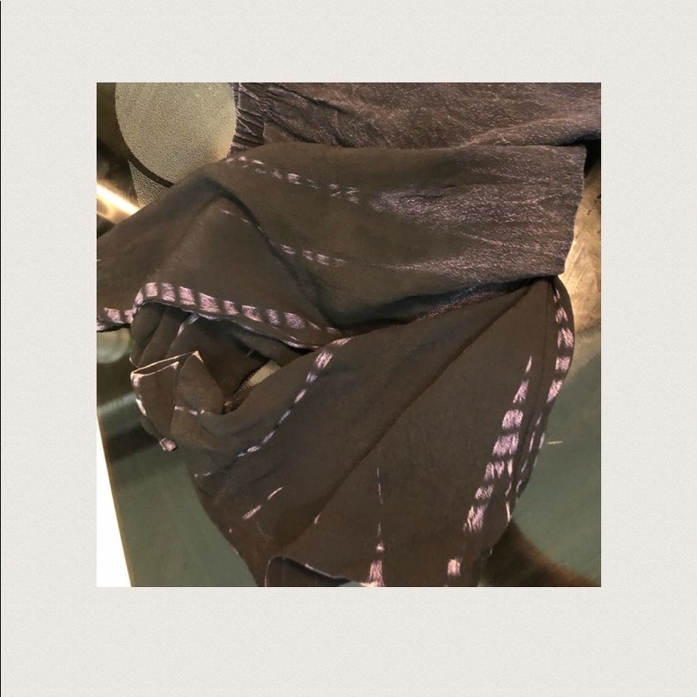 Pull on wide leg pants! Very comfy!